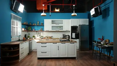İstanbul'da kiralık çekim stüdyosu iç mekânı