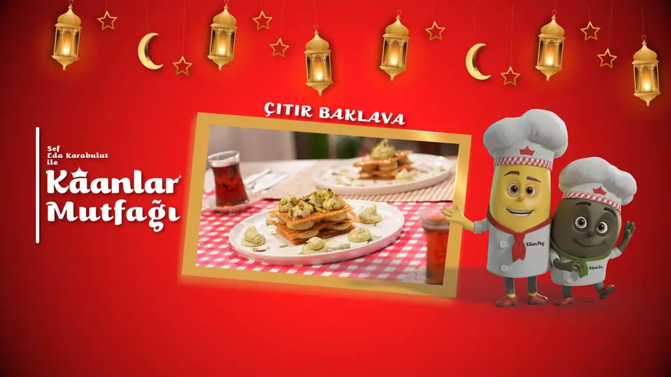 Kaanlar Mutfağı: Şef Eda Karabulut ile Ramazan videosundan bir kare
